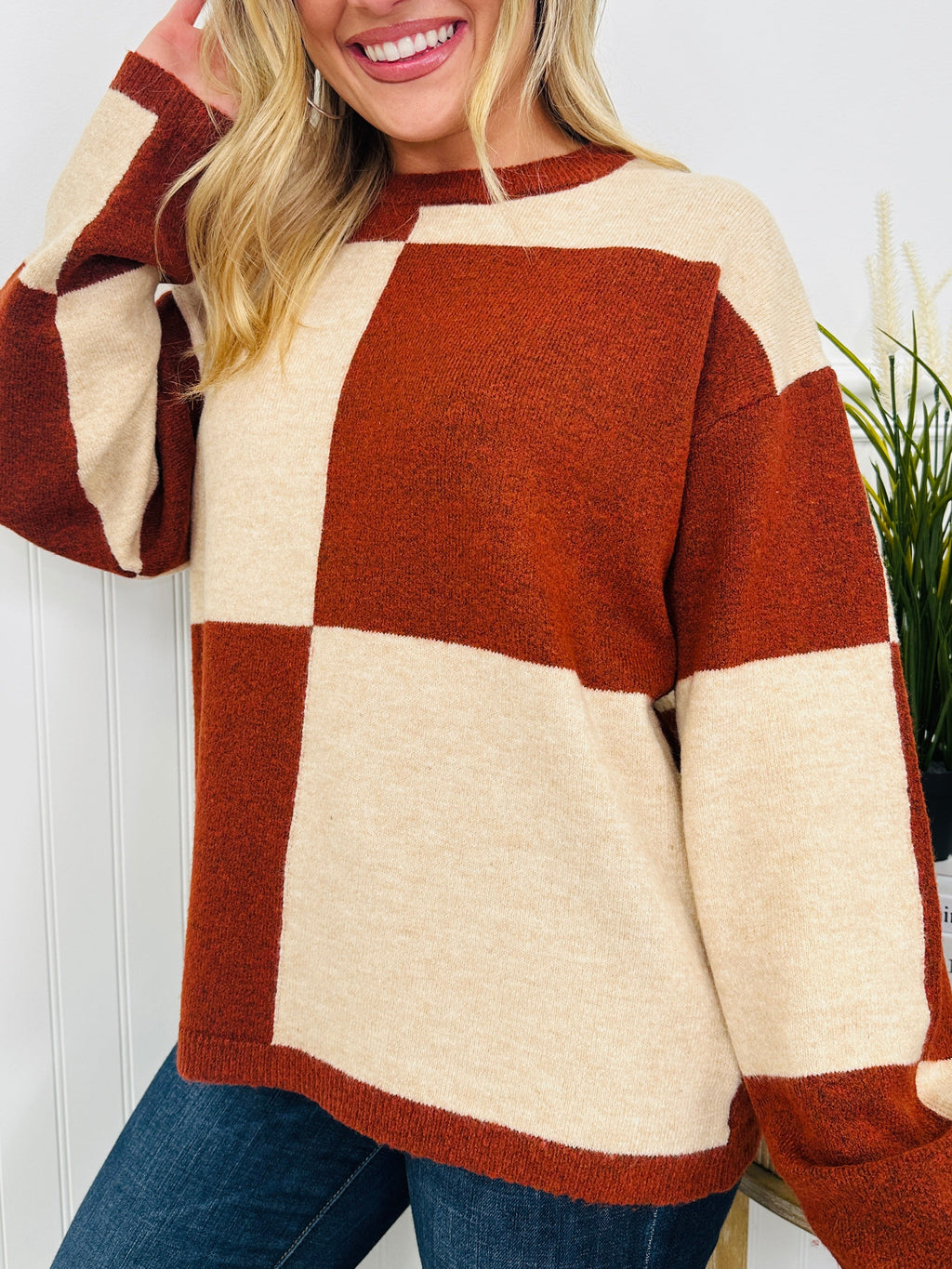 Check Into Fall Sweater- Multiple Colors!