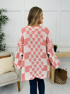 The Final Checkpoint Cardigan in Mauve Combo