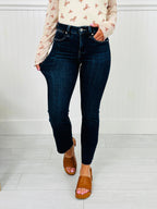 Feeling Fall Cropped Straight Tummy Control Jeans