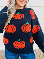Pumpkin Nightfall Sweater- Multiple Colors!