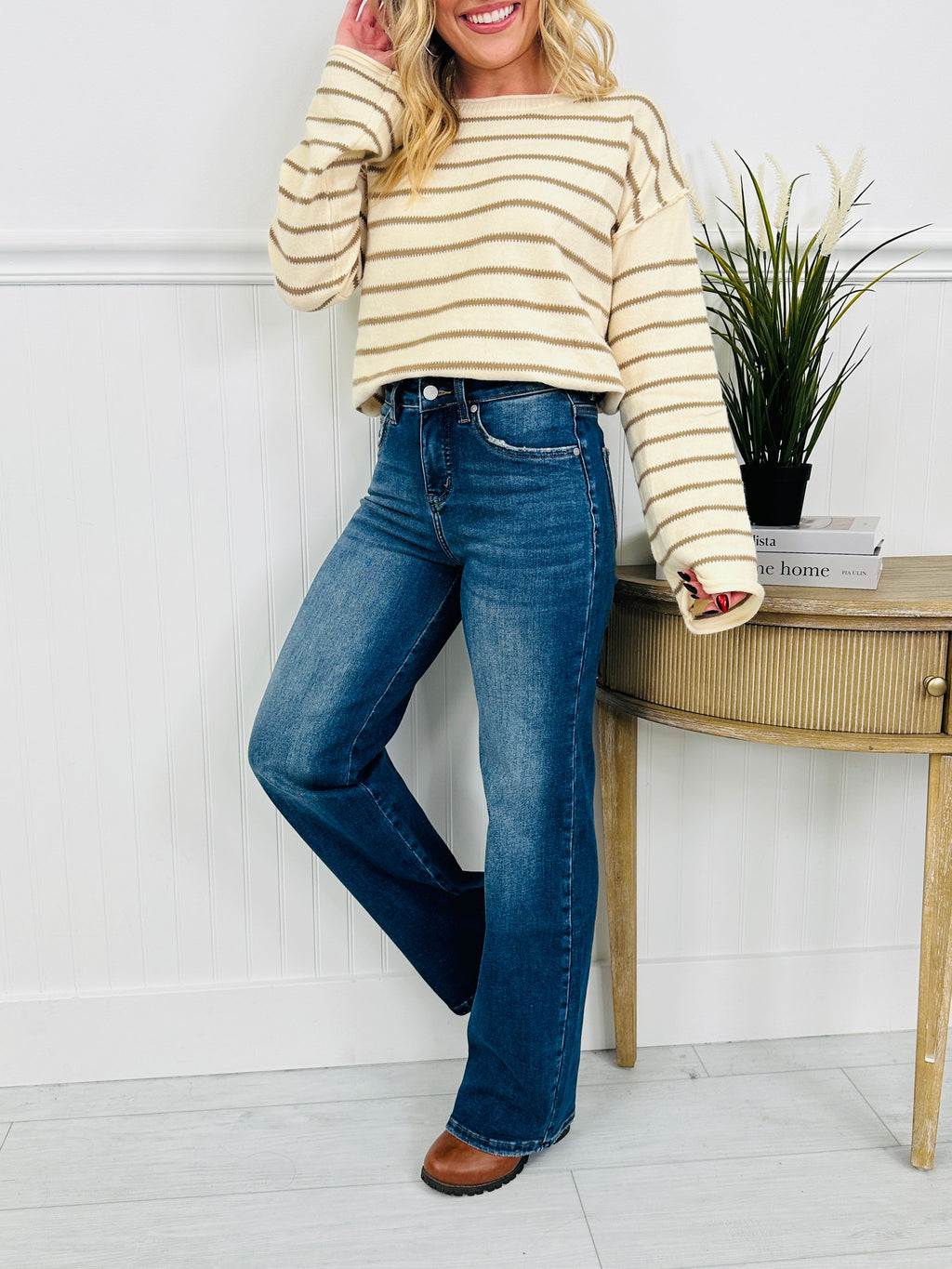 All About You Straight Leg Tummy Control Jeans in Three Inseams