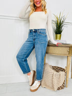 Judy Blue Be Better Barrel Jeans