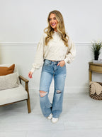 Ride the Retro Wide Leg Retro Tummy Control Jeans