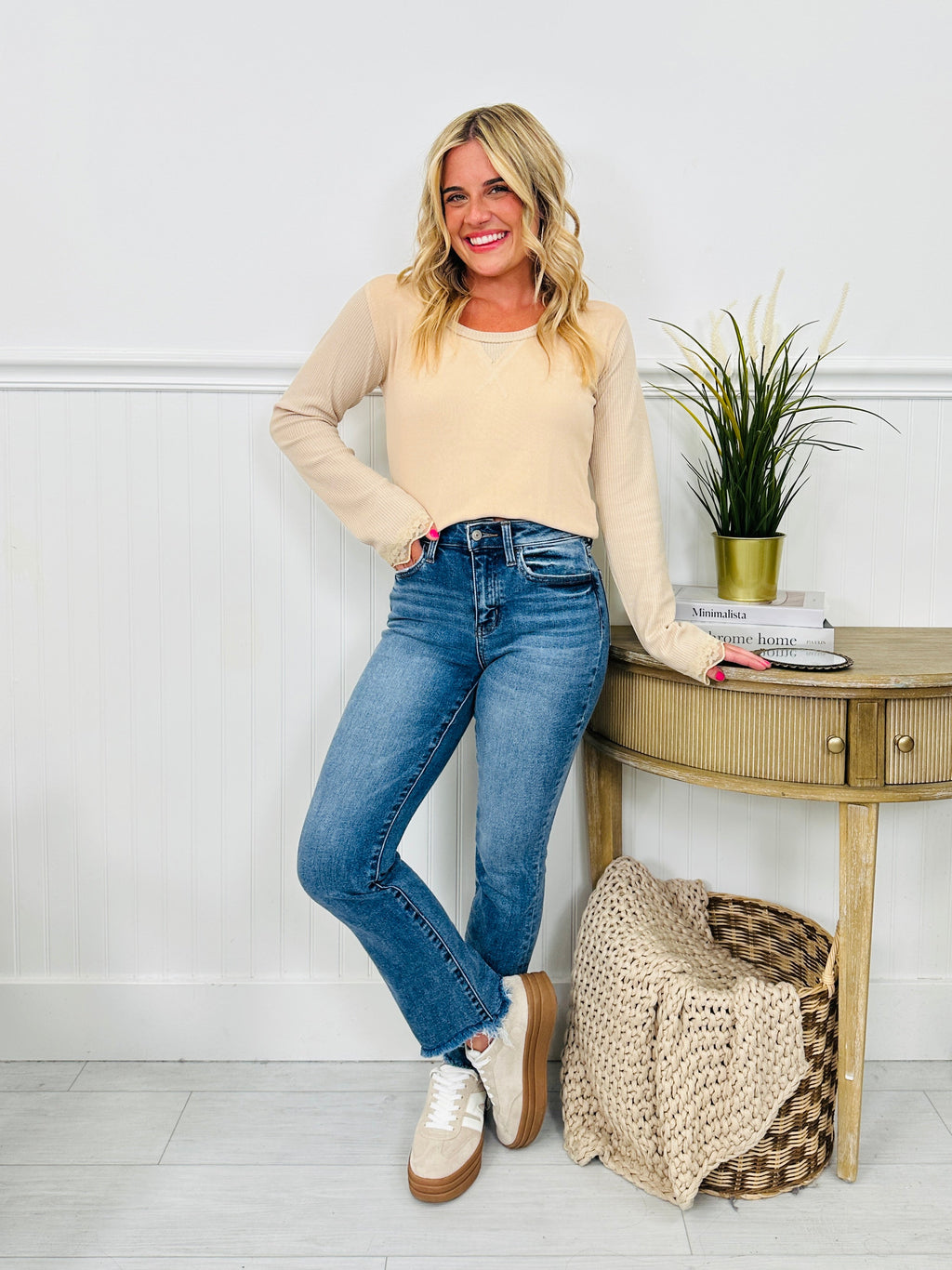 Come Out On Top Cropped Jeans