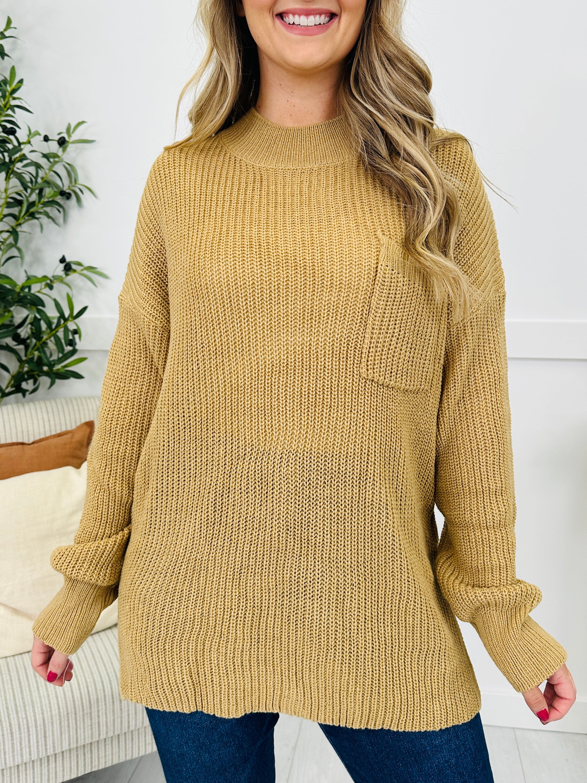 Falling For You Again Sweater- Multiple Colors!
