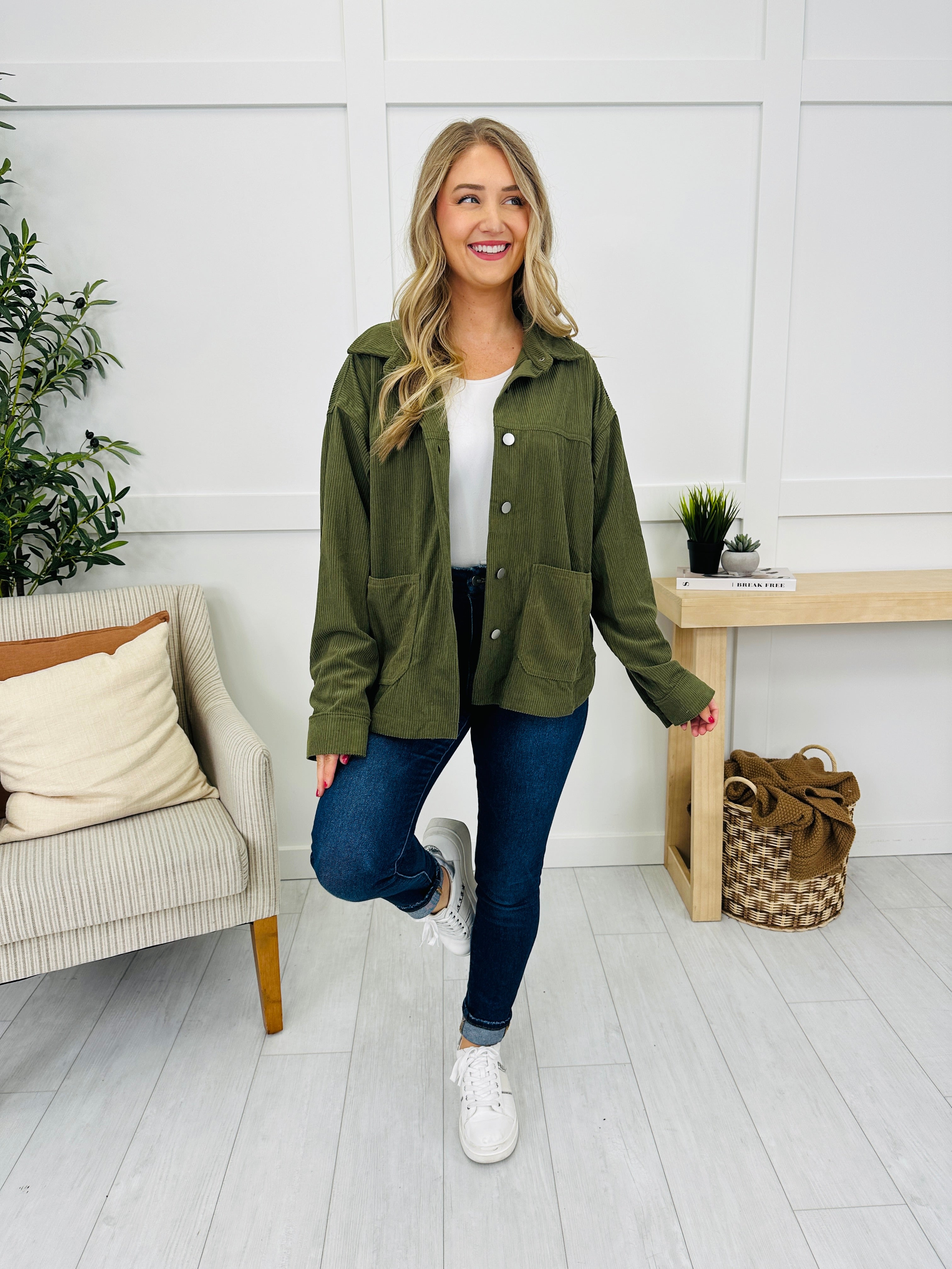 Easy As Sunday Shacket- Multiple Colors!