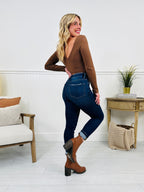 All In The Details Tummy Control Cuffed Skinny Jeans