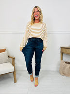 Judy Blue REG/CURVY Pulling Me Back Double Cuff Slim Fit Jeans