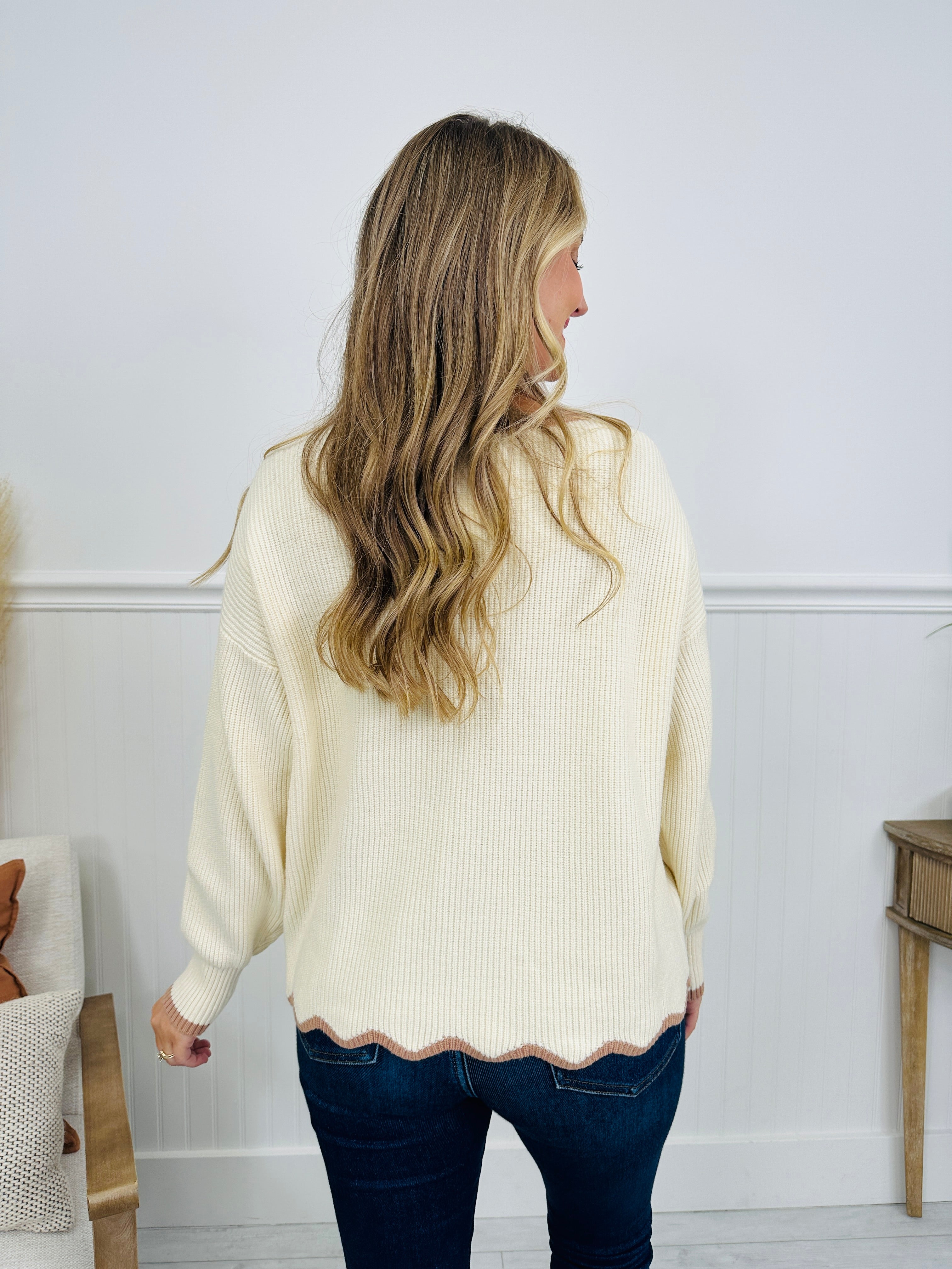 Polar Nights Sweater in Oatmeal