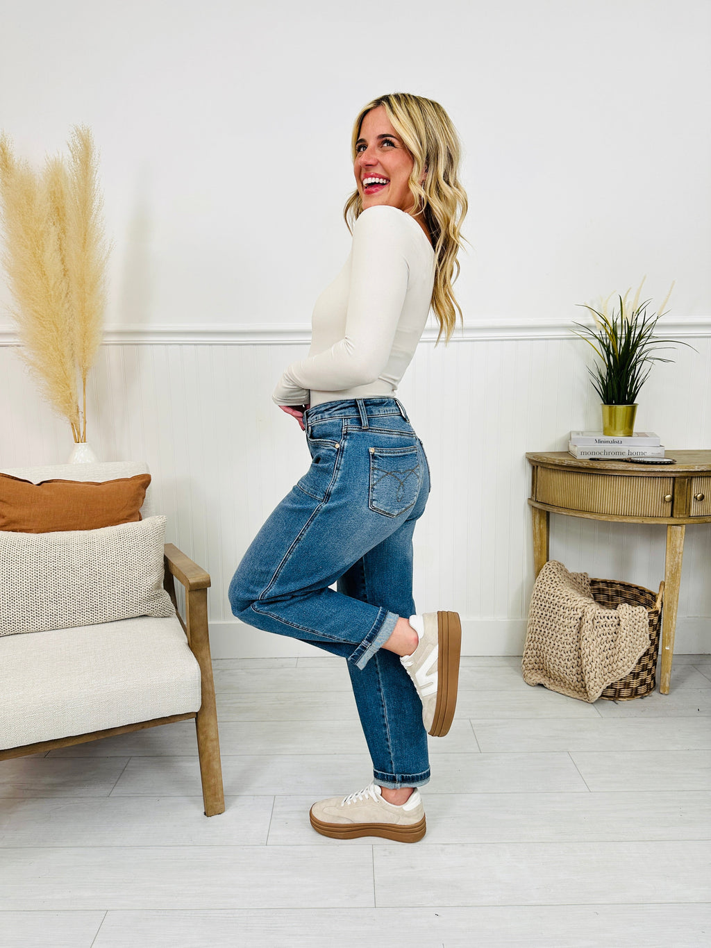 Judy Blue Be Better Barrel Jeans