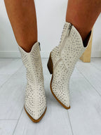 Never Too Much Sparkle Boots In Ivory