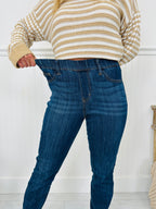 Judy Blue REG/CURVY Pulling Me Back Double Cuff Slim Fit Jeans