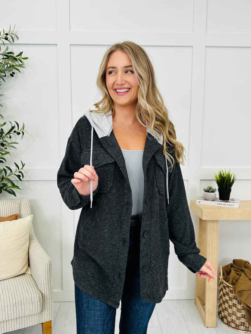 Casual Authority Shacket- Multiple Colors!