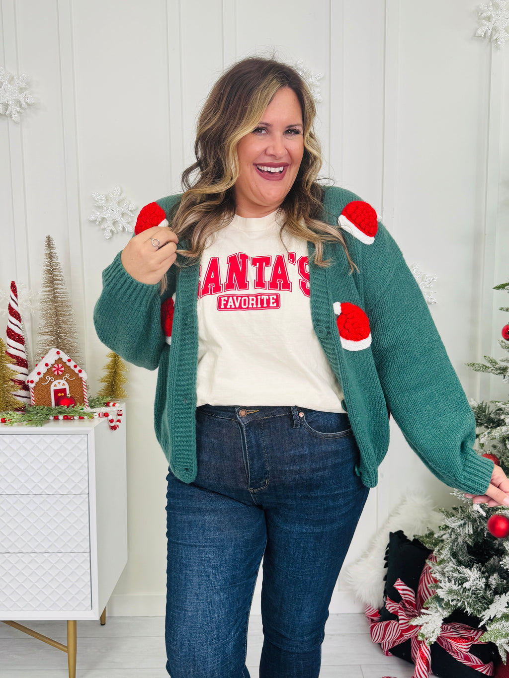 Here Comes Santa Cardigan