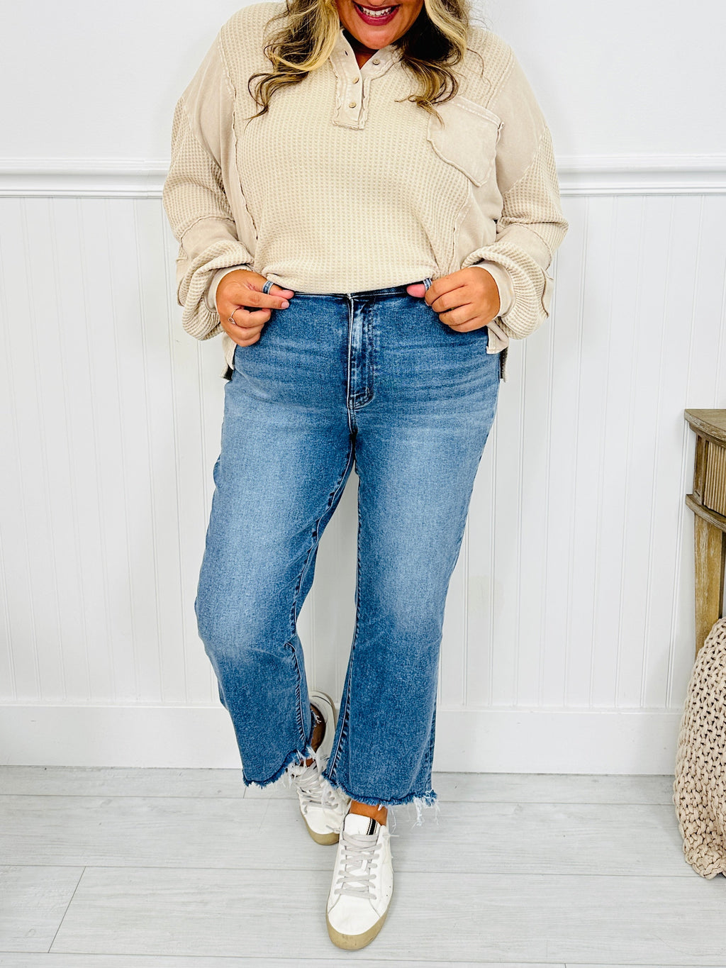 Come Out On Top Cropped Jeans