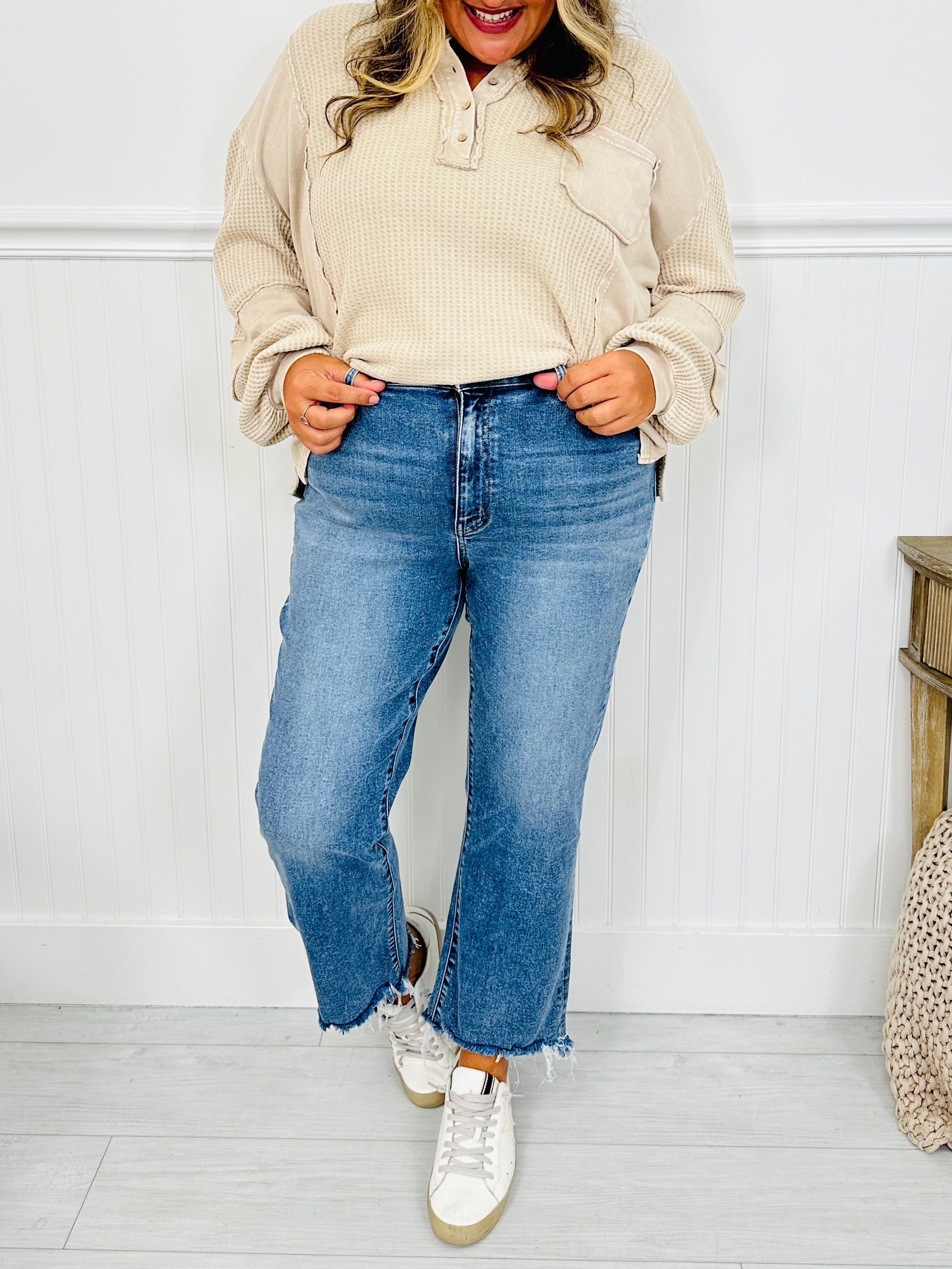 Come Out On Top Cropped Jeans