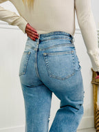 Ride the Retro Wide Leg Retro Tummy Control Jeans