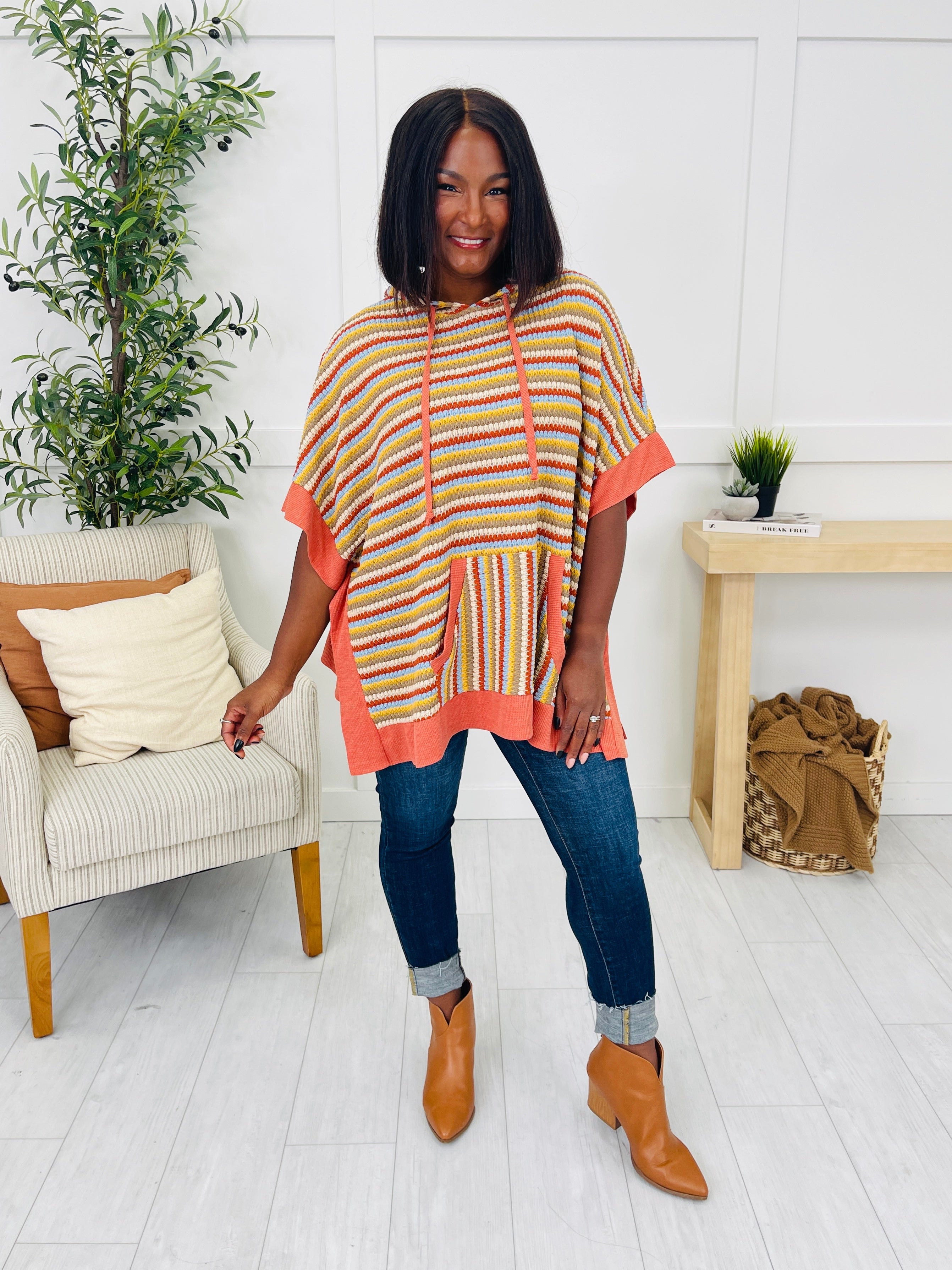 Striped Sanctuary Hoodie