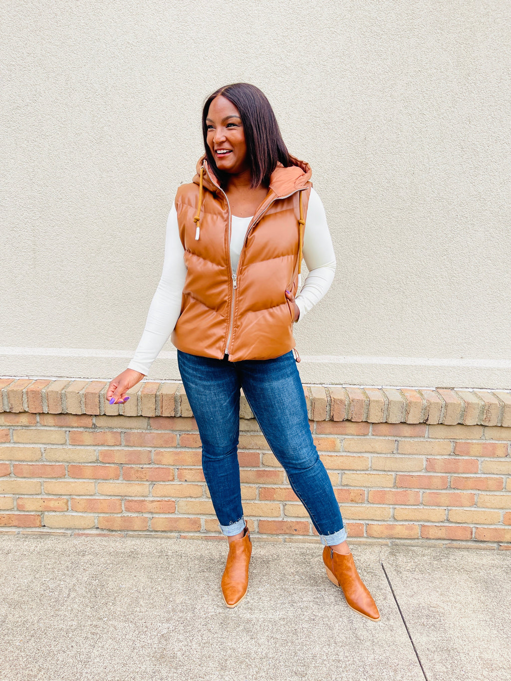 Nothing Like The Others Vest In Camel