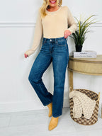 Judy Blue Be In Control Tummy Control Straight Jeans in Regular and Petite
