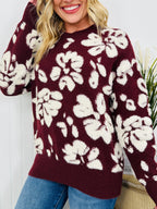 Feeling Floral Sweater in Multiple Colors!