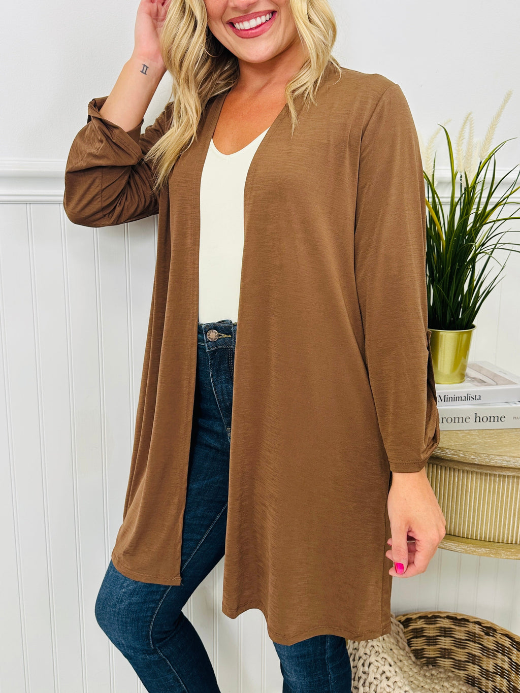 Fall Into Style Wrinkle Free Cardigan- Multiple Colors!