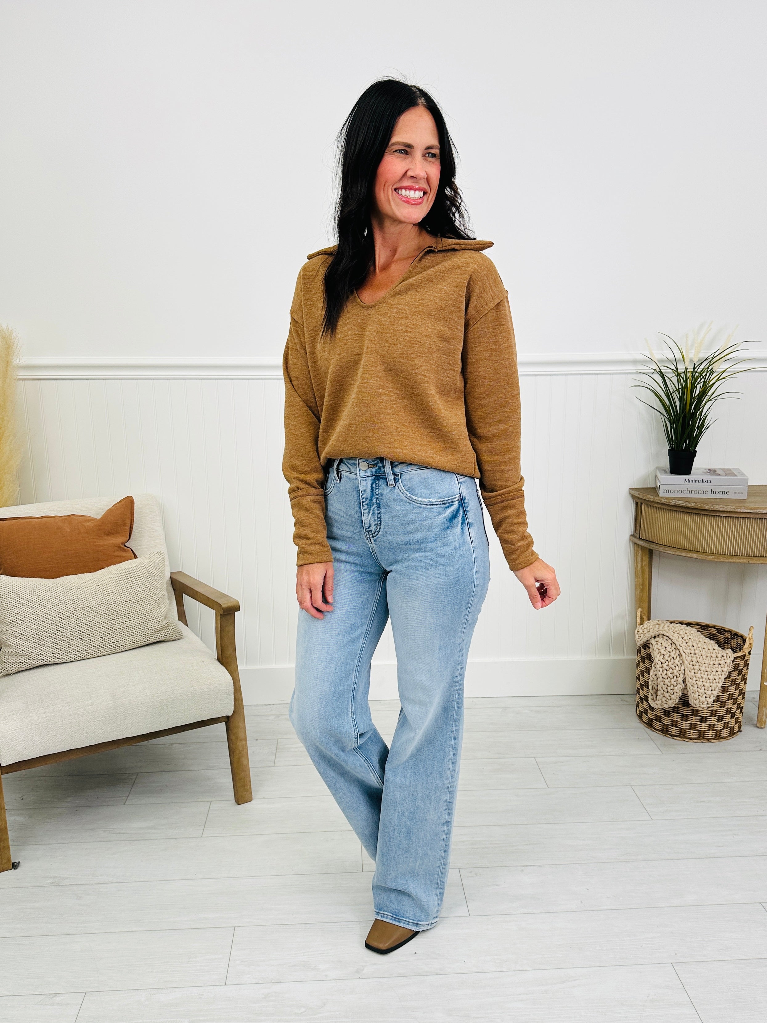 Your Best Side Wide Leg Tummy Control Jeans in Multiple Inseams