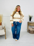 Off Duty Tummy Control Wide Leg Drawstring Jeans