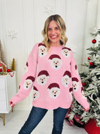Santa Squad Sweater In Multiple Colors