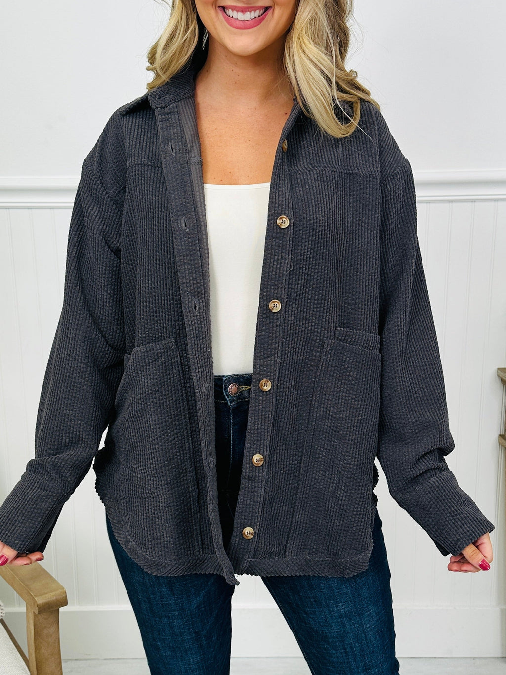 Verse Of The Season Shacket- Multiple Colors!