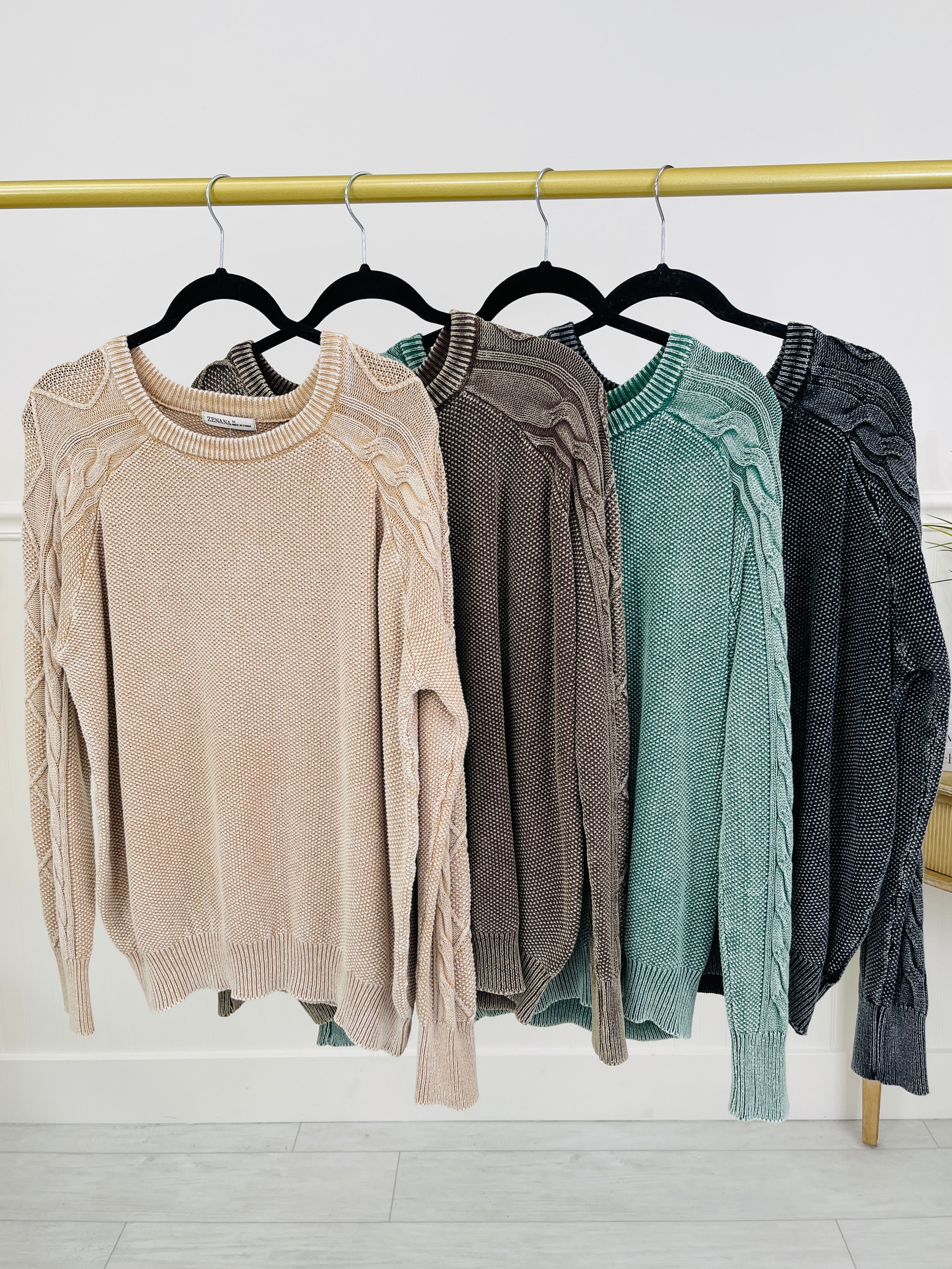Slow Burn Sweater- Multiple Colors!