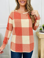 Charmed And Checked Sweater