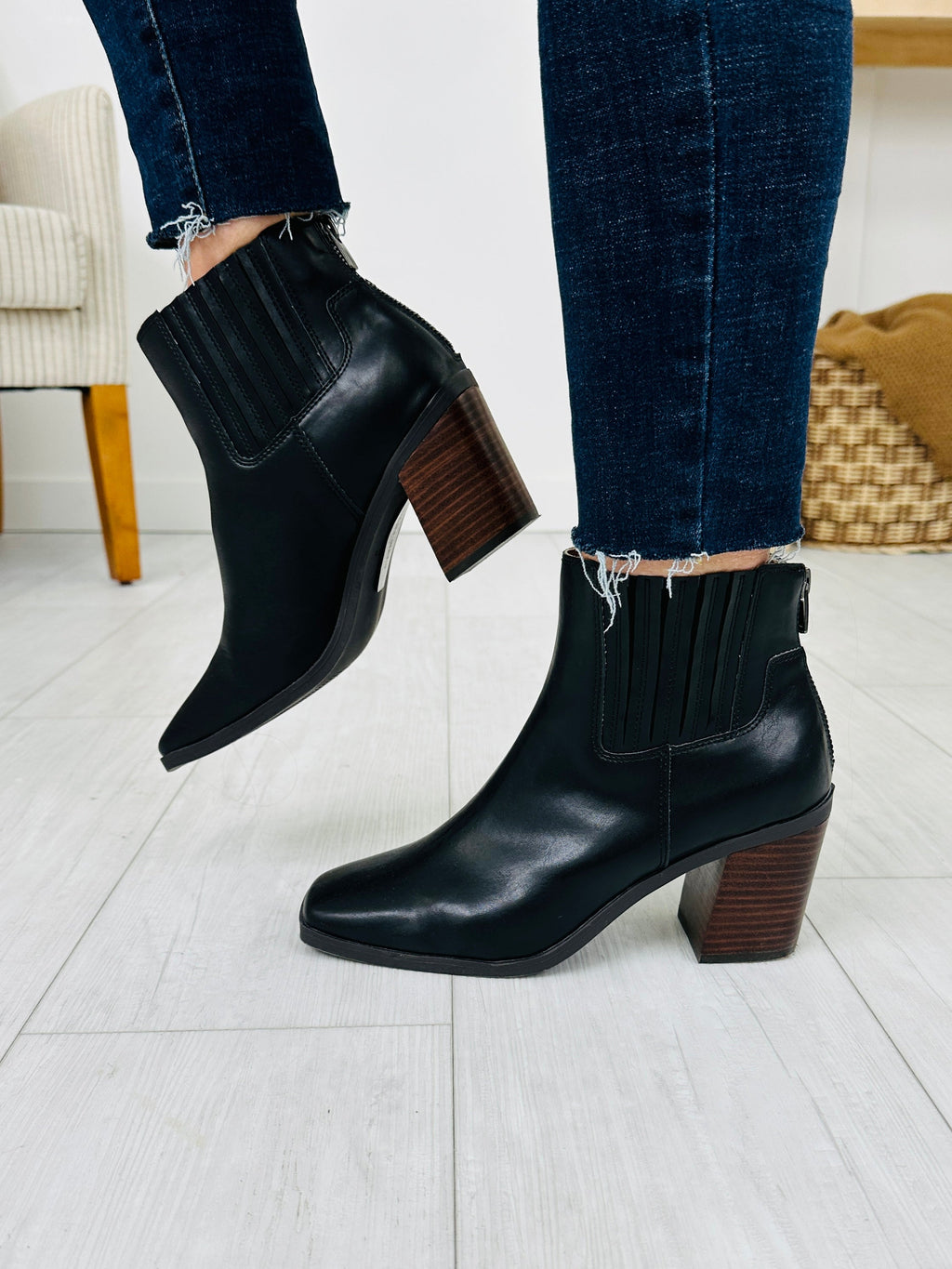 Steady Rise Booties in Black