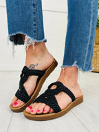 Strapped Serenity Sandals in Black