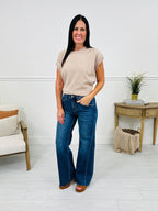 Caught Your Attention Straight Tummy Control Jeans