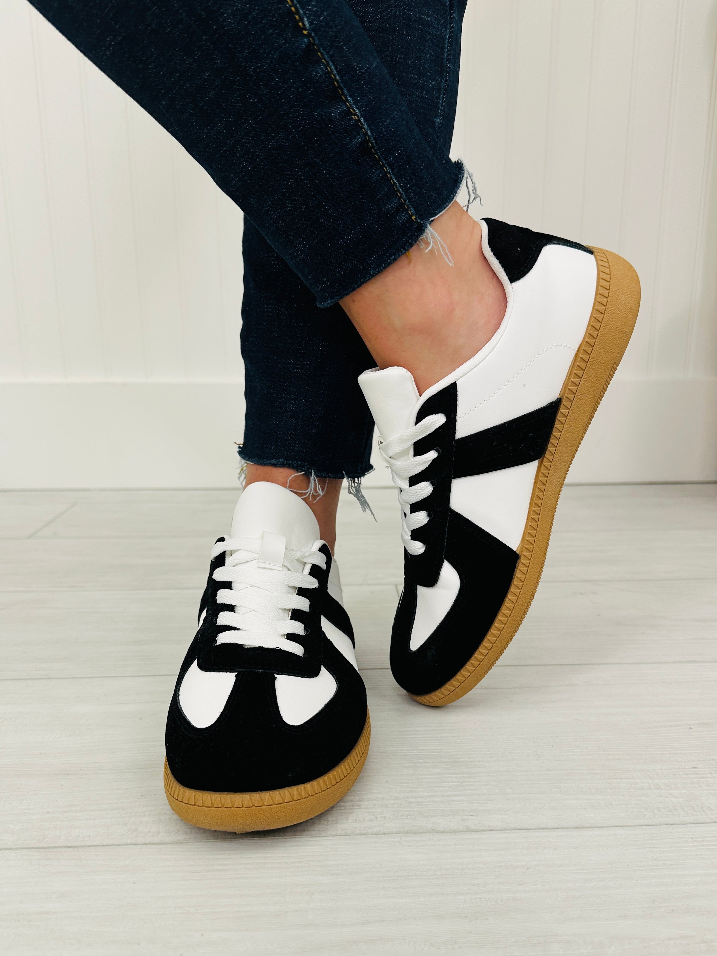 Throwback Track Sneakers