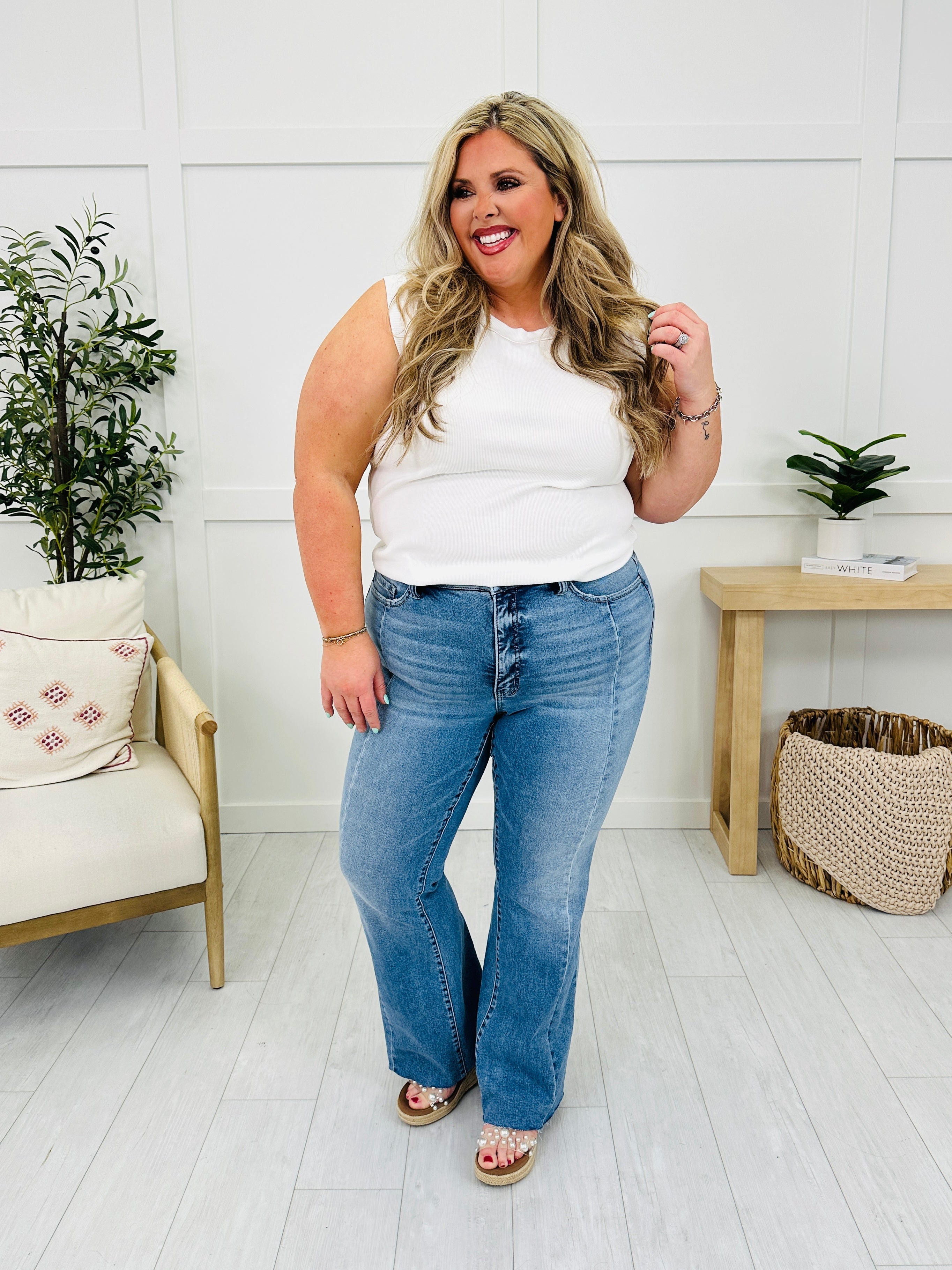 Long and Lean MOCO Exclusive Tummy Control Flare Jeans