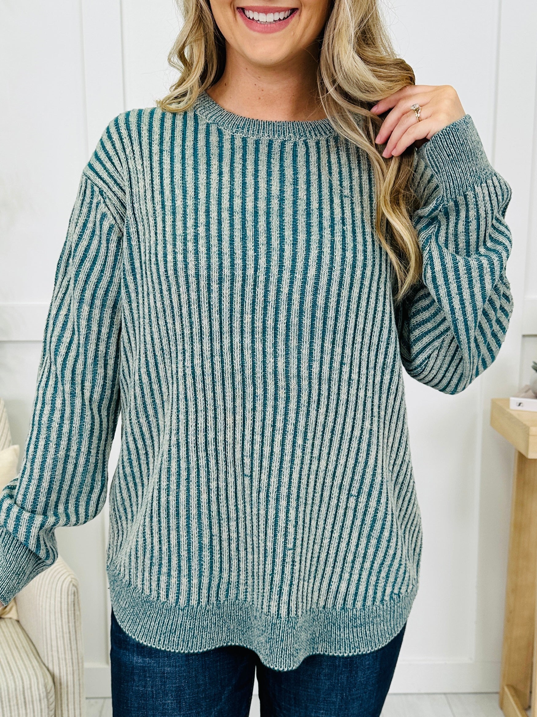 Stitched To Remember Sweater- Multiple Colors!
