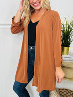 Fall Into Style Wrinkle Free Cardigan- Multiple Colors!