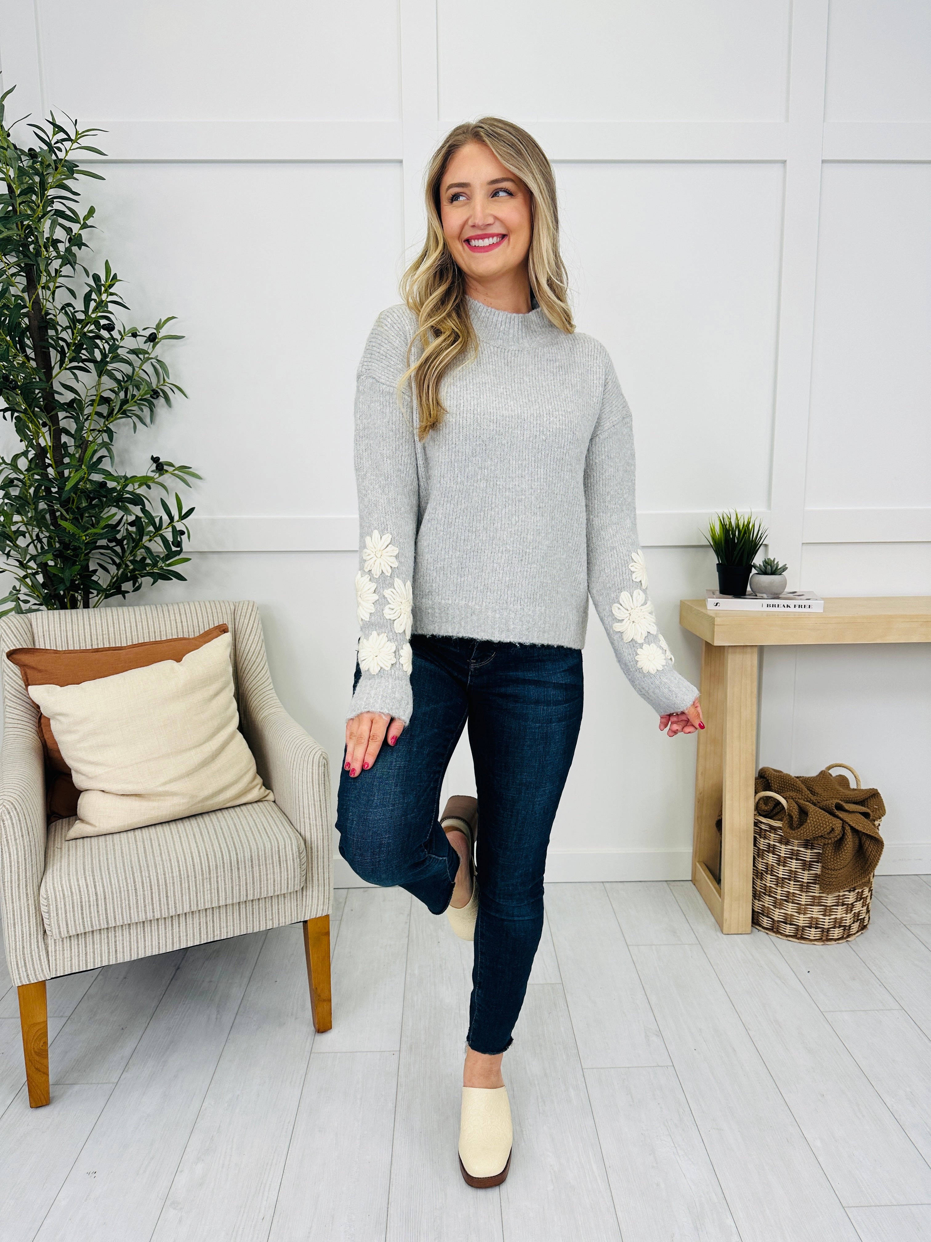 Among The Petals Sweater