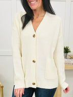 Just One More Layer Cardigan in Cream