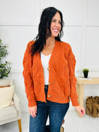 Hold Me Like This Cardigan Rust