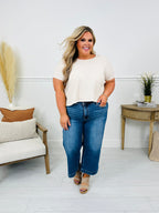 Judy Blue Places To Be Wide Leg Cropped Jeans