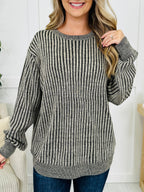 Stitched To Remember Sweater- Multiple Colors!