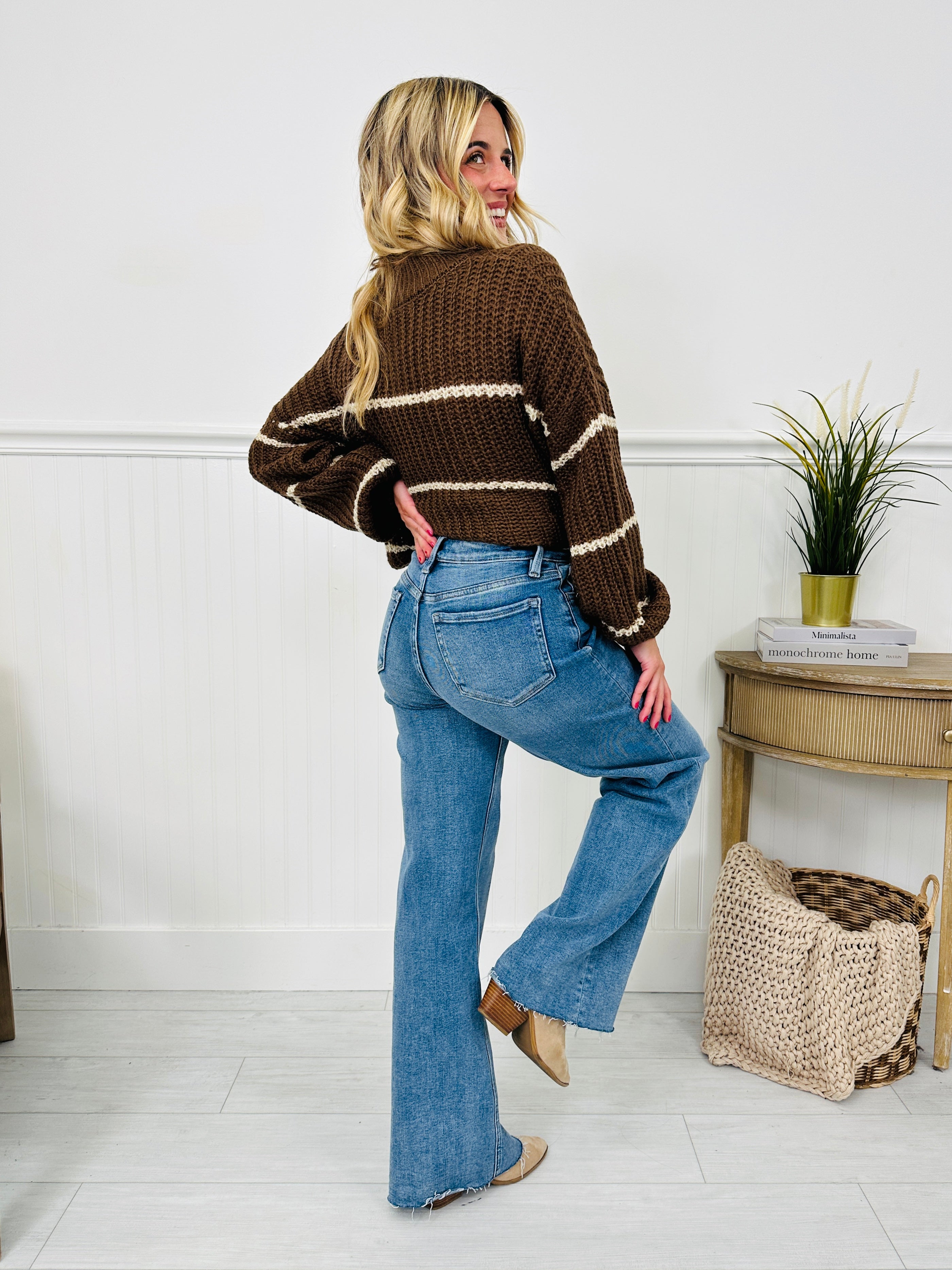 Planning Ahead Tummy Control Wide Leg Jeans