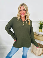 Reset Button Sweater- Multiple Colors!