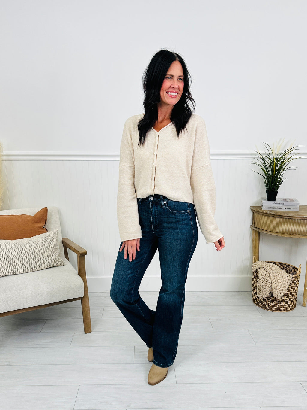 Judy Blue Be In Control Tummy Control Straight Jeans in Regular and Petite