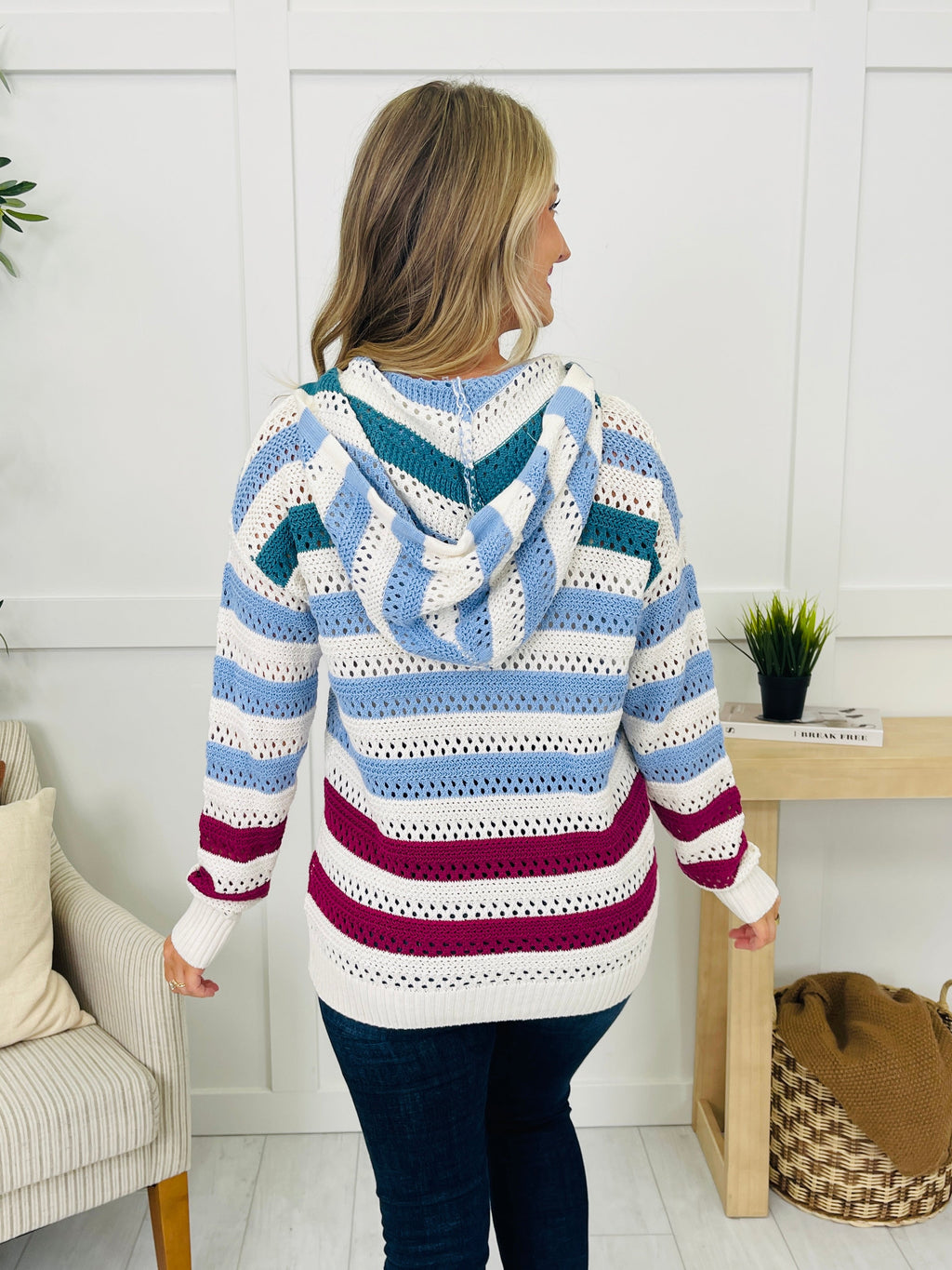 Colorful Waves Sweater