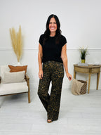 Judy Blue Walk On The Wild Side Retro Wide Leg Leopard Jeans