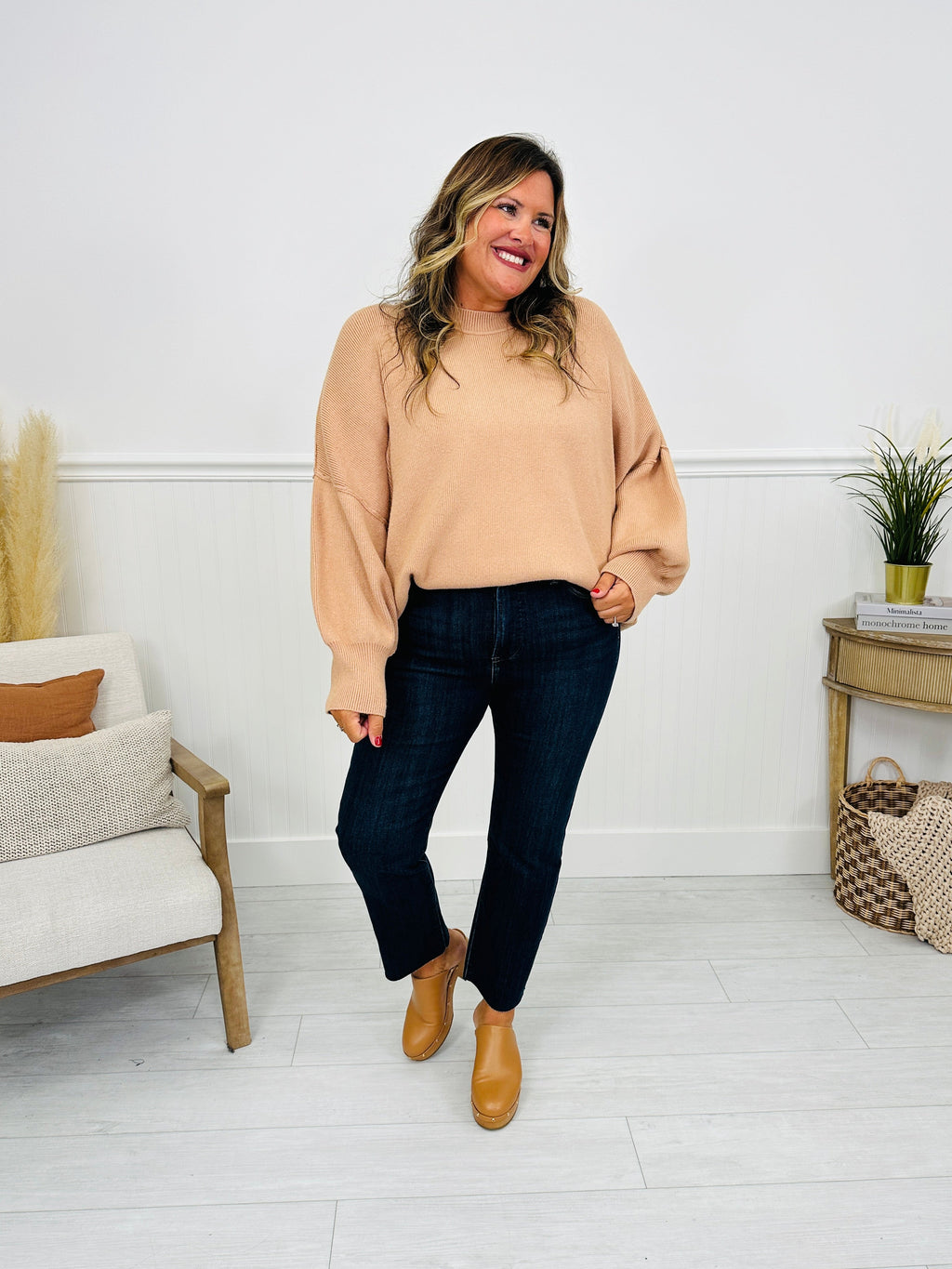 Feeling Fall Cropped Straight Tummy Control Jeans